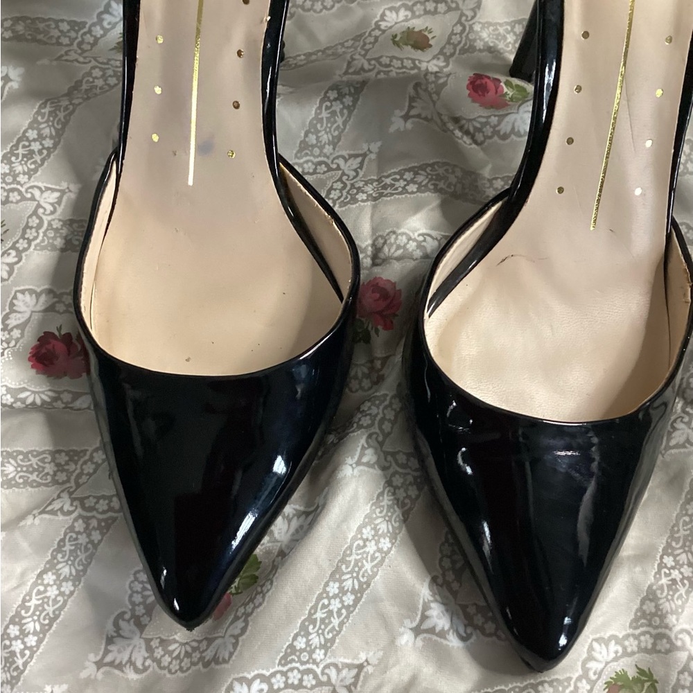 FRH Glossy Black Heels 9 - Picture 2 of 9